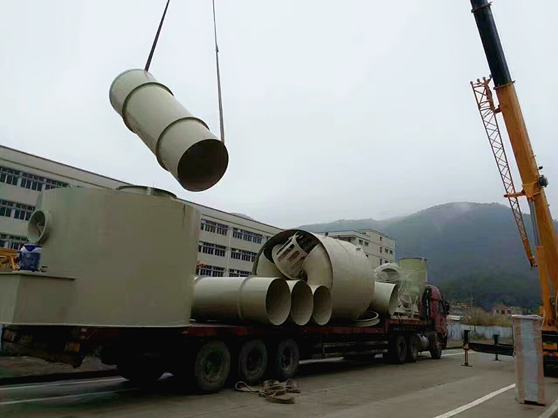 新材料廠<a href='http://www.hi-cai.cn/products/chuchen/jh/gongyefeiqichuli/' target='_blank' title='廢氣處理設(shè)備' ><strong>廢氣處理設(shè)備</strong></a>  新材料廠異味凈化方案 車間廢氣處理設(shè)備