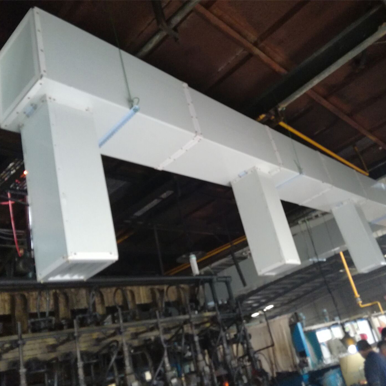 廊坊方便面生產車間送風系統-工廠降溫案例