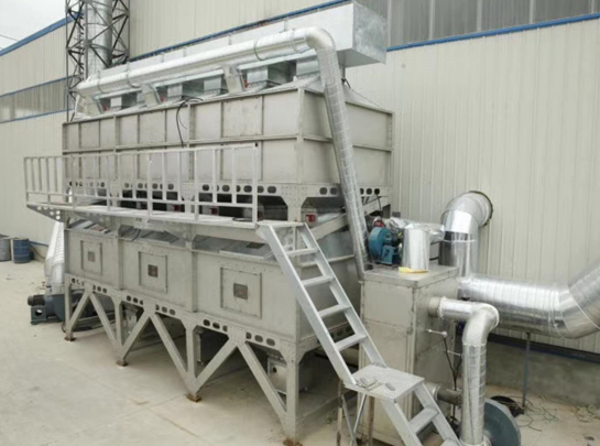 噴漆房噴漆氣味凈化設備安裝